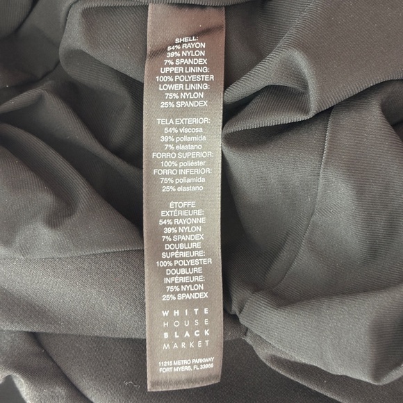 White House Black Market Bell Sleeve Sheath Dress - Black Size 2P - Picture 11 of 12